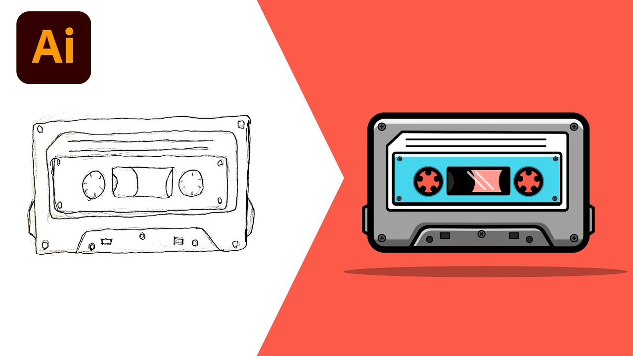 Sketch to Vector (Adobe Illustrator iPad)