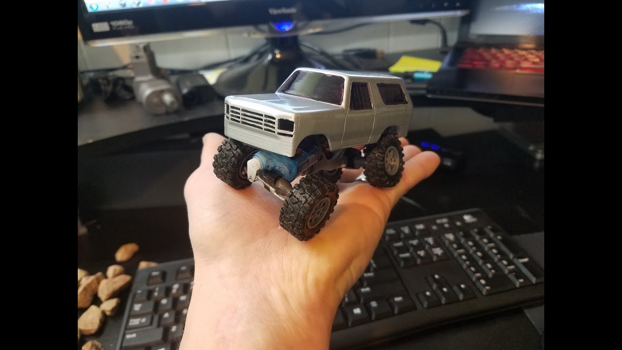 3D Printed 4x4 R/C Truck