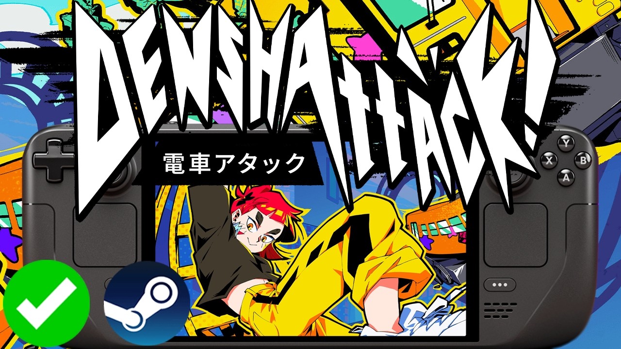 Denshattack! Steam Deck Performance First Look: INSANE NEW 3D Arcade Platformer!