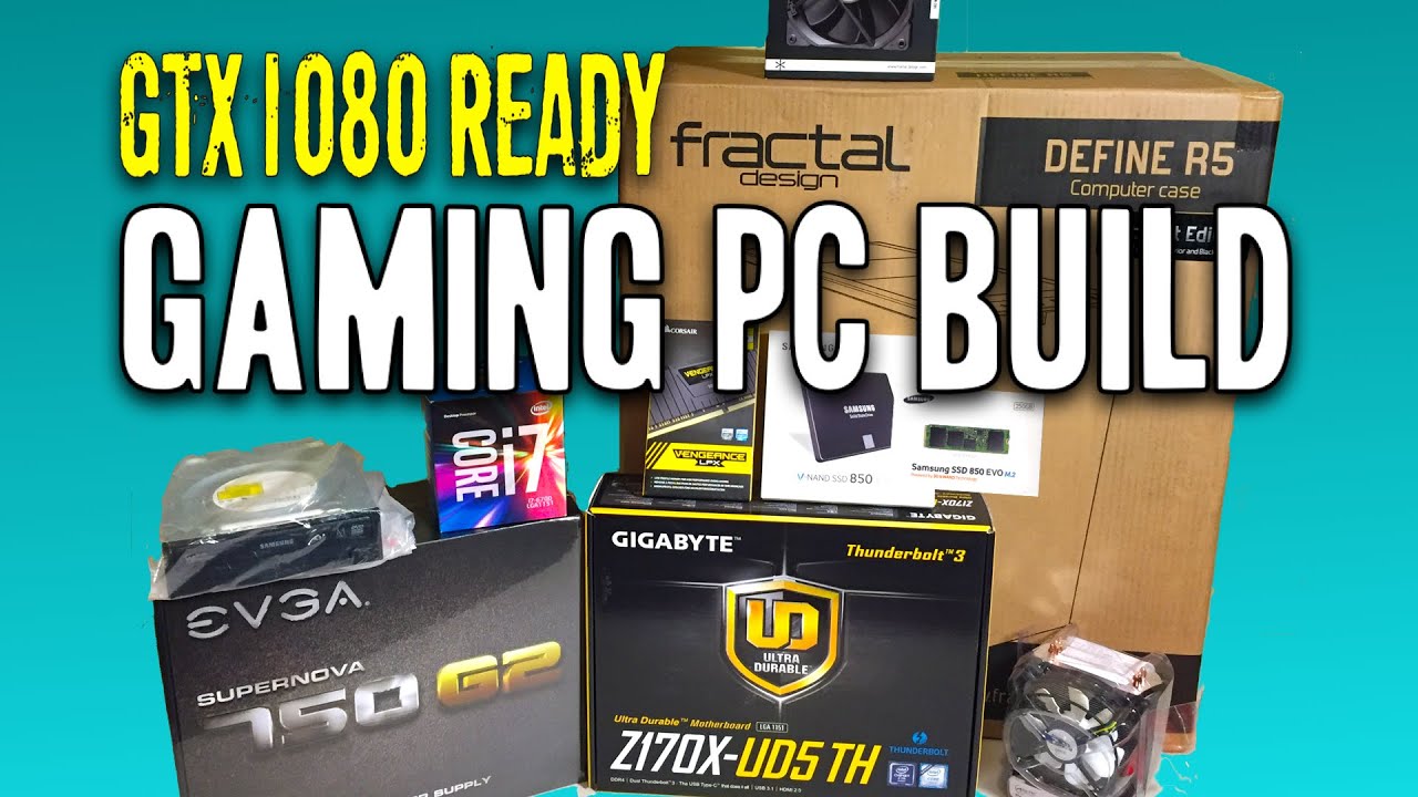 Gaming VR PC Build i7 6700 GTX 1080 Ready + M.2 SSD ★