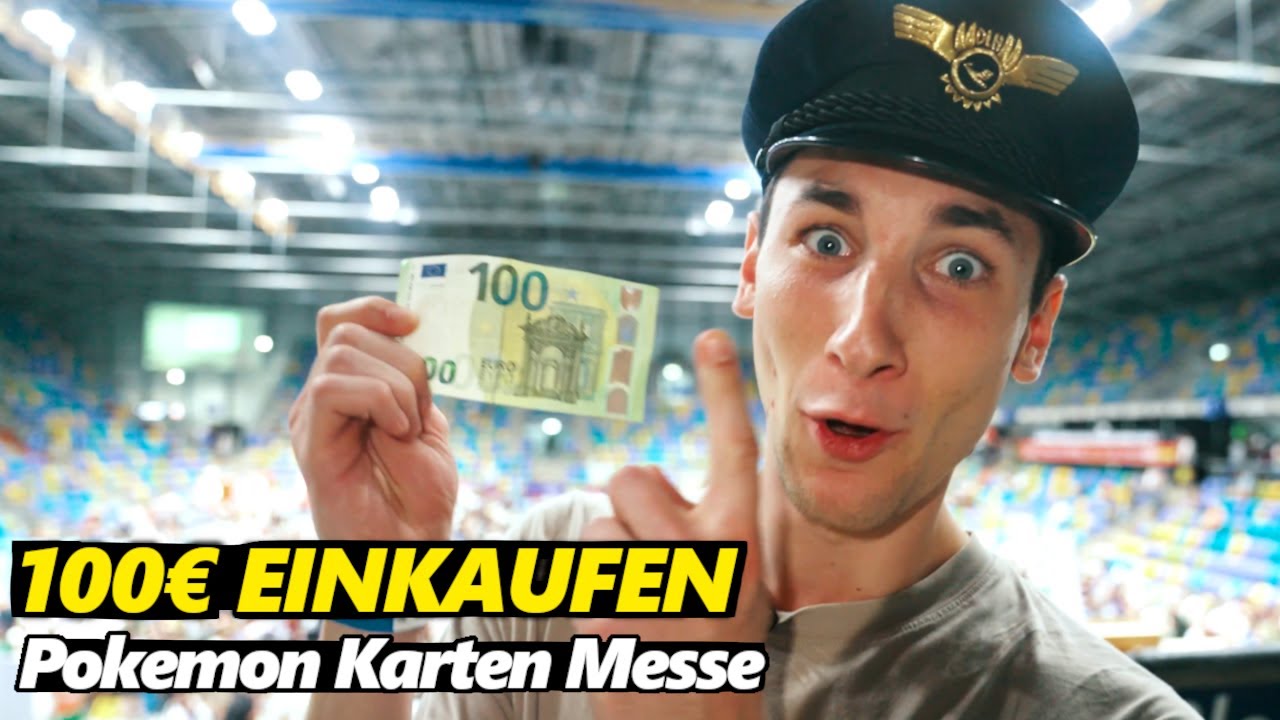 Für 100€ EINKAUFEN auf POKEMON KARTEN MESSE!😨💸