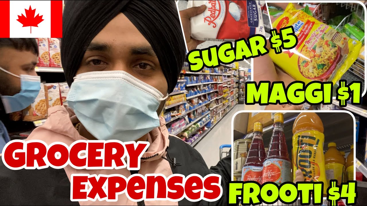 ₹50 di Maggi 😱 | GROCERY Expenses in Canada 🇨🇦