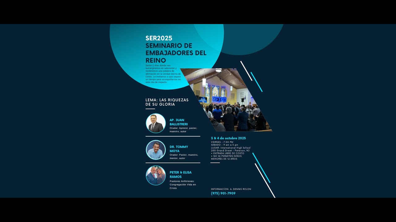 SER2025 -  Primera Noche / Pastor Tommy Moya y Ap. Juan Ballistreri / 3 de octubre 2025