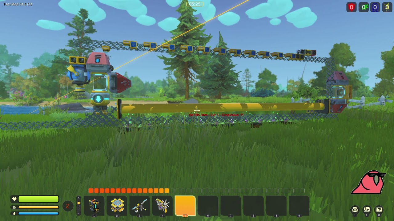 Scrap Mechanik [ FANTMOD] Budowa automatycznej farmy :3