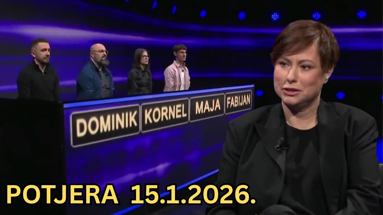 POTJERA 15.1.2026. (Četvrtak) - Cijela Epizoda