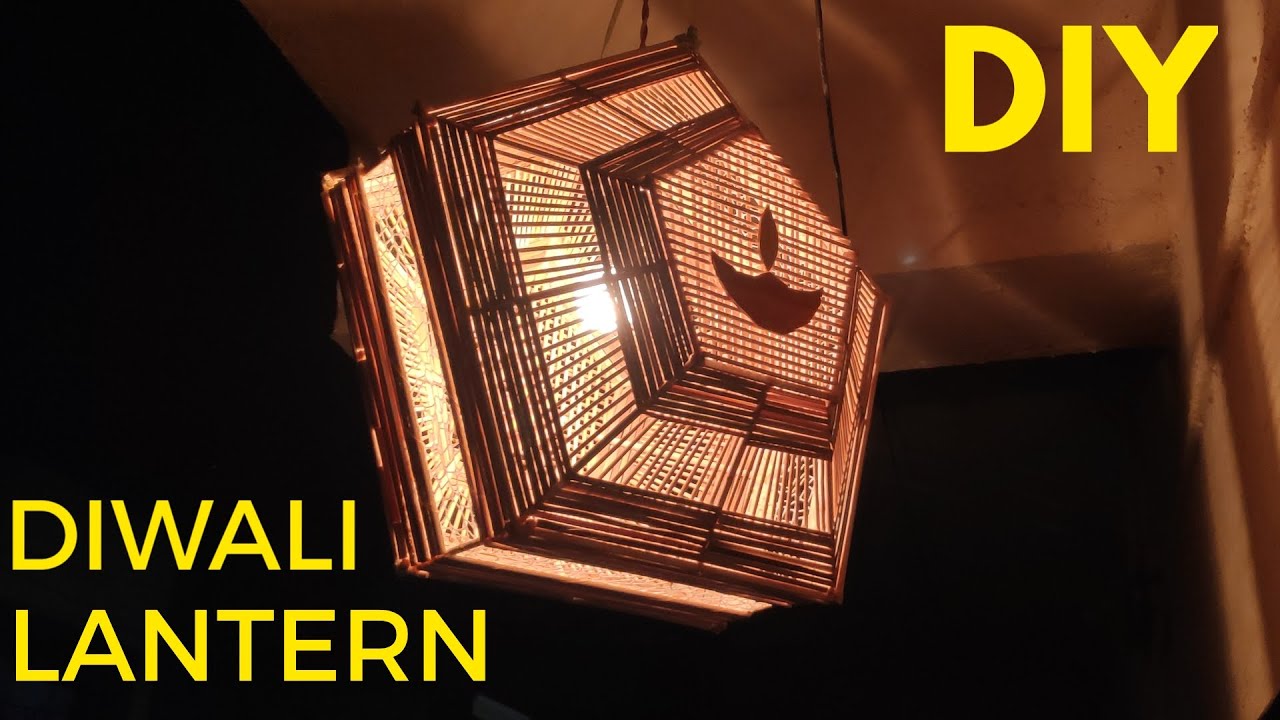 How to Make an Eco-Friendly Diwali Lantern using Bamboo Sticks
