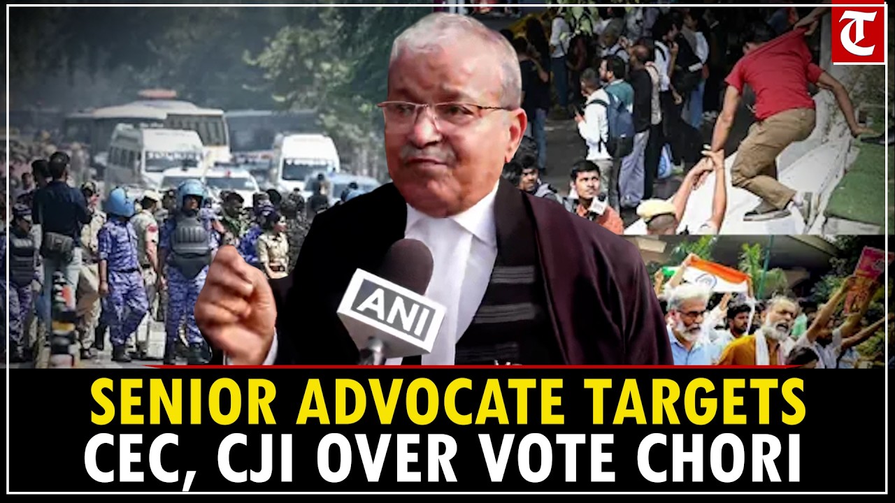 Senior Advocate Accuses CEC Gyanesh Kumar, CJI Surya Kant Over Vote Chori Claims