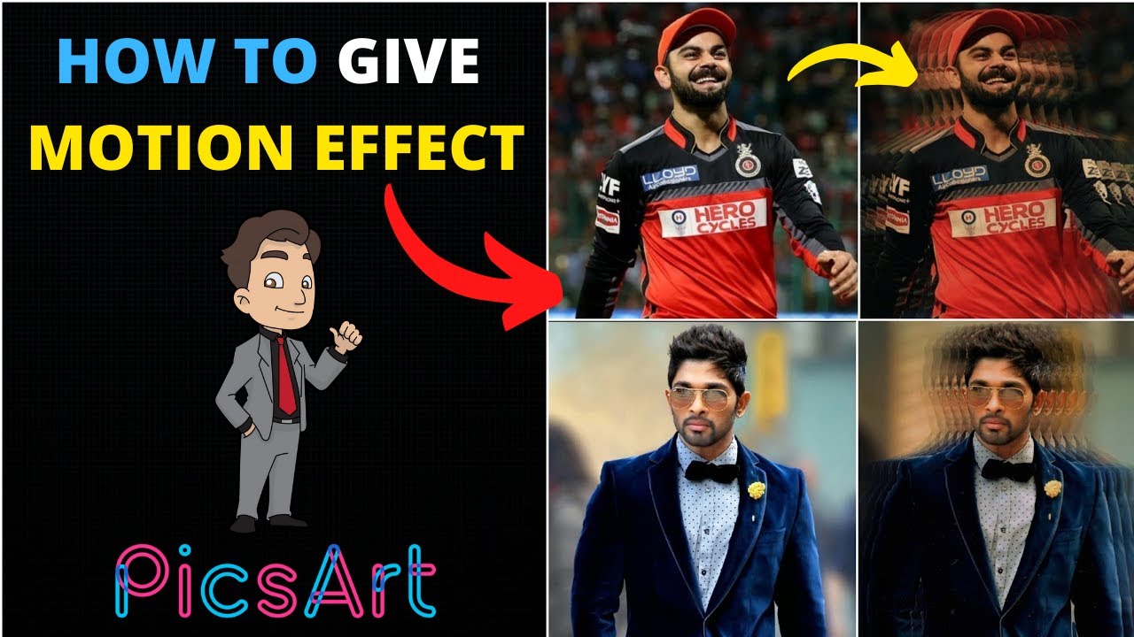 New 2021 Motion Effect 2.0 ft. Virat Kohli | PicsArt Tutorials | Simplified Editing