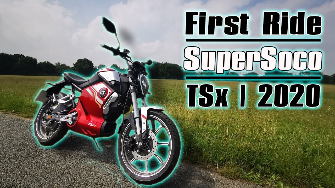 First Ride - SuperSoco TSx