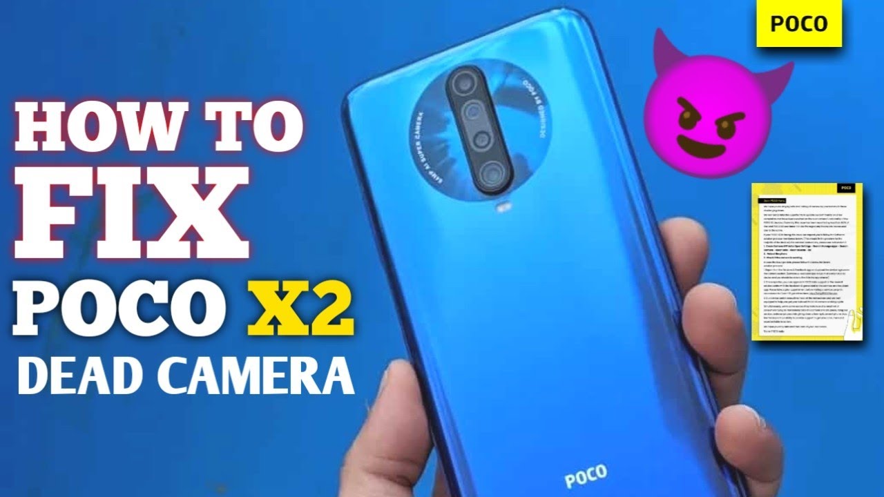 POCO X2 CAMERA DEAD FREE FIX | FINALLY HOW TO FIX POCO X2 DEAD CAMERA FOR FREE | POCO X2 CAMERA FIX