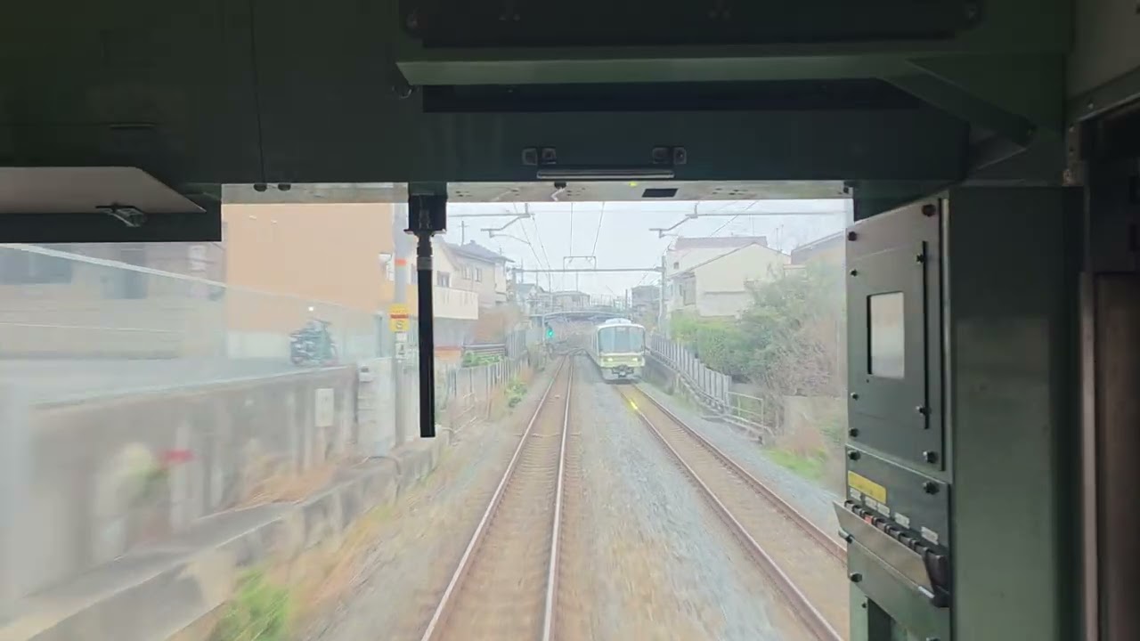 【前面展望】JR奈良線205系1000番台NE408（1004）編成　普通奈良行き　京都→奈良