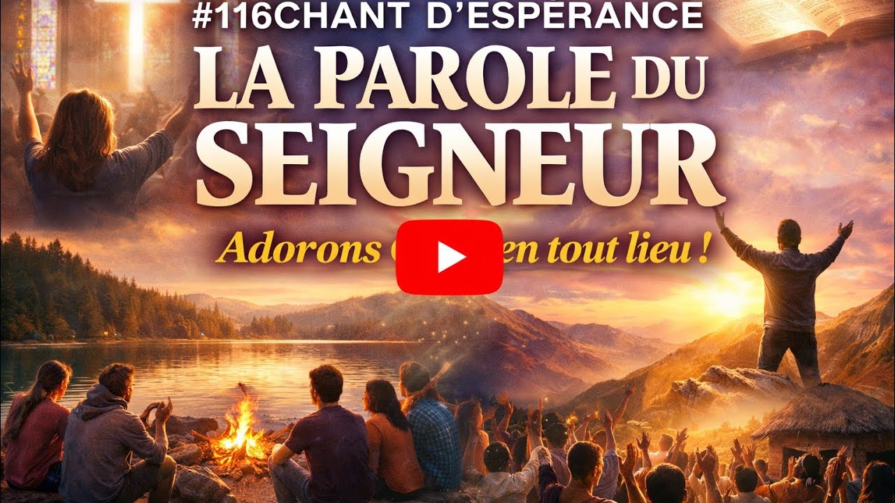 #116 CHANT D’ESPÉRANCE | LA PAROLE DU SEIGNEUR | ADORONS DIEU EN TOUT LIEU