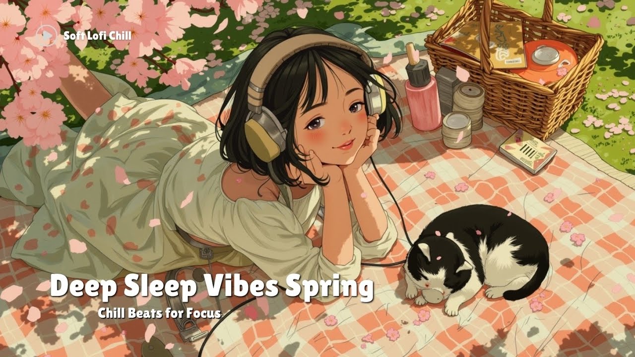 Lofi музыка для учебы и расслабляющие биты для фокуса | Нежный джаз и глубокий сон Весна 🌸