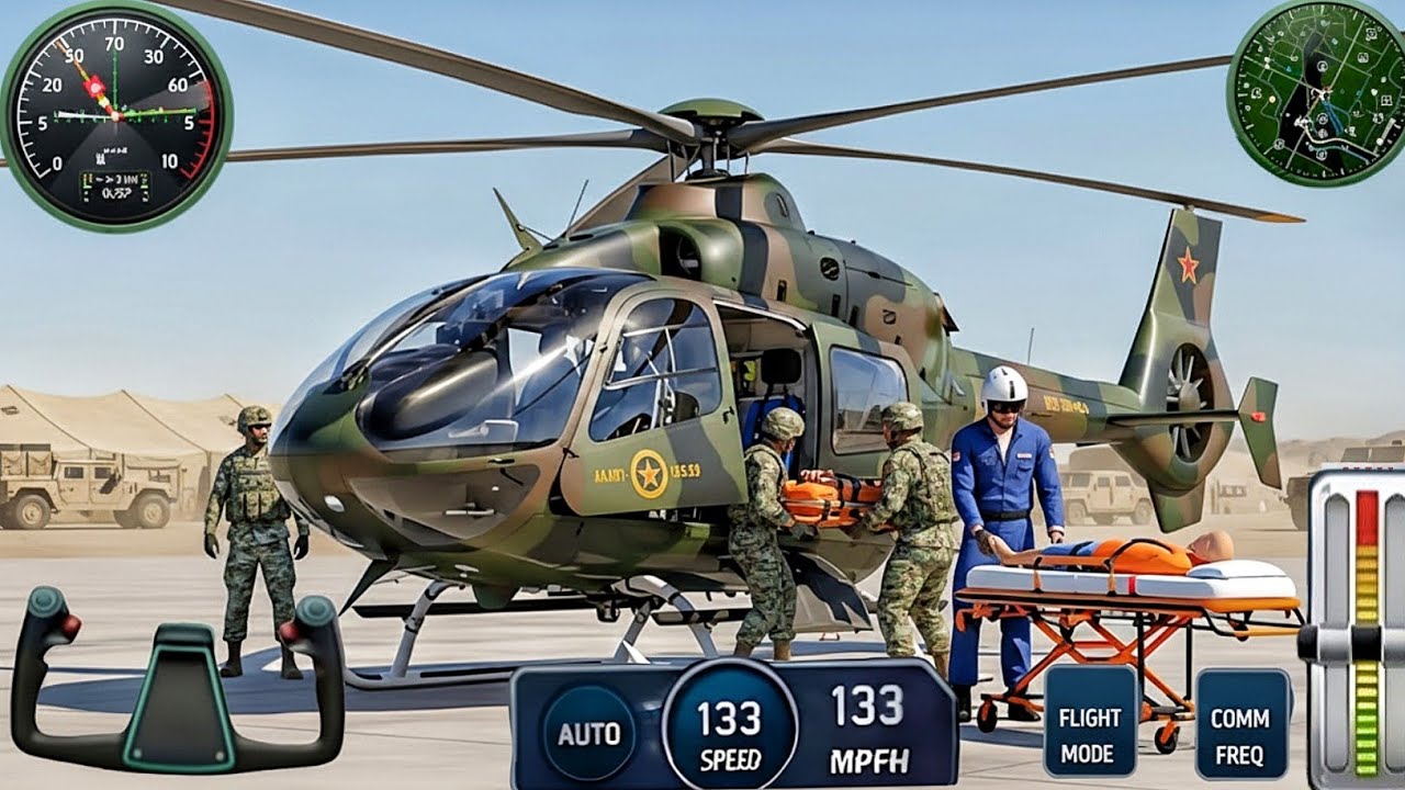 New Helicopter Rescue Simulator 3D - US Army Emergency Driving - Android Gameplay