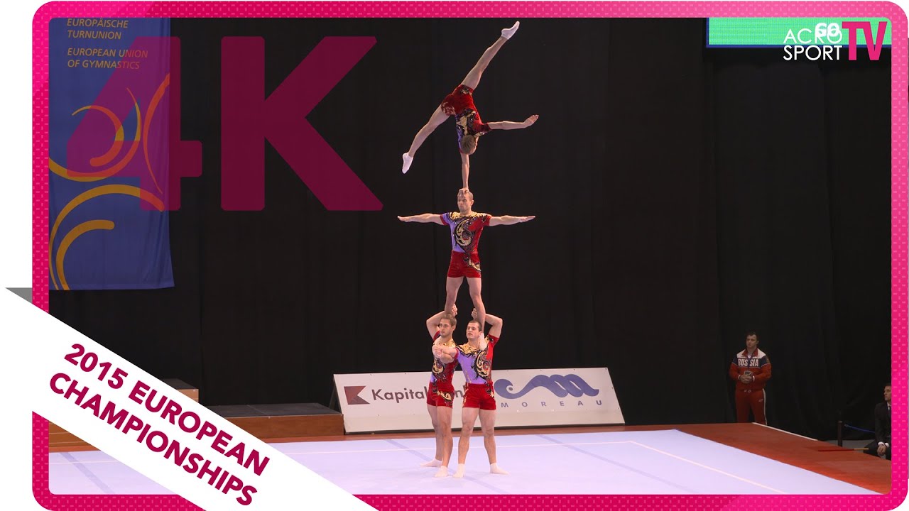 Chetverkin, Chulkov, Kurasov, Grechukhin - Russia - balance final - European Championship 2015