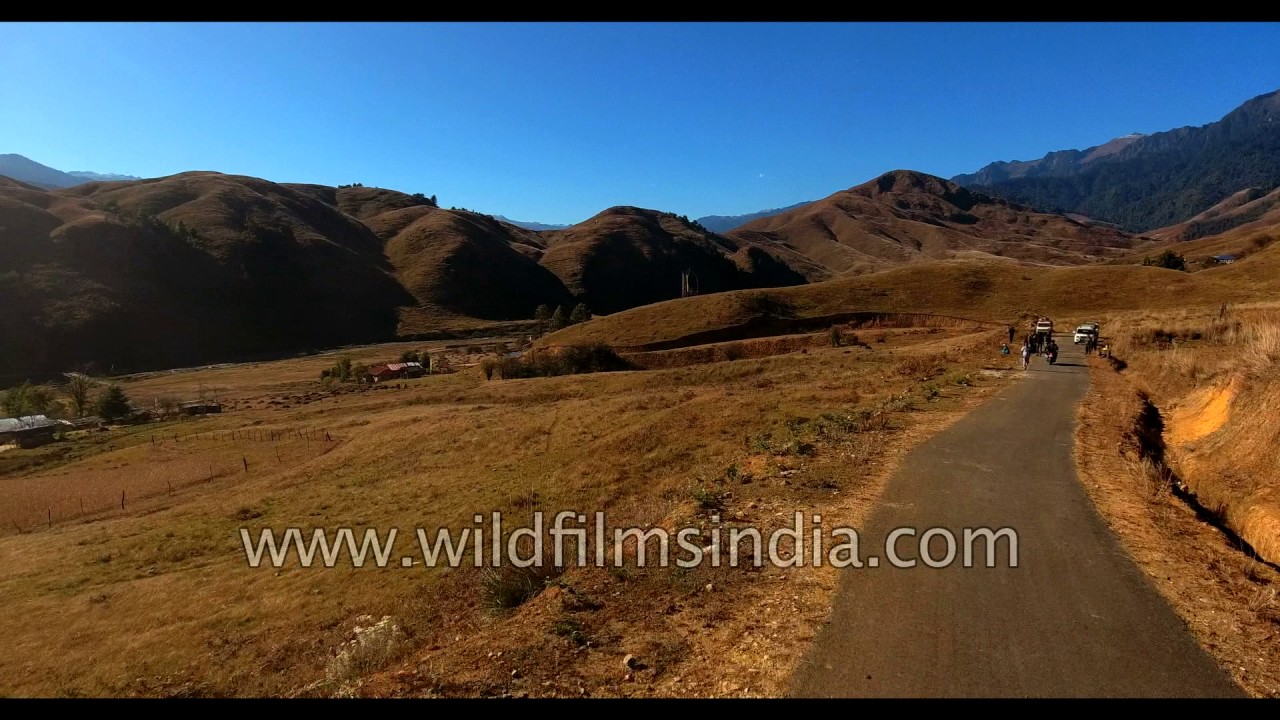Fly through Mechuka Valley in West Siang District of Arunachal
