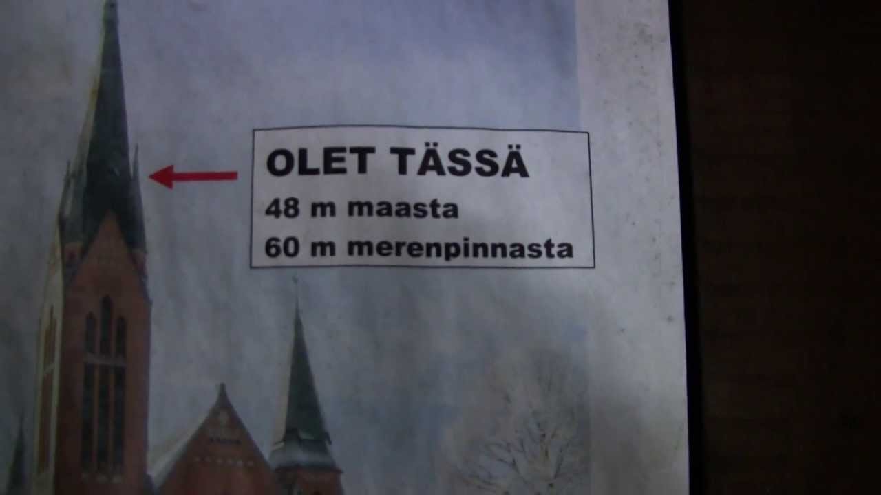 Turun Mikaelinkirkon torni / The tower of St. Michael's Church in Turku, Finland