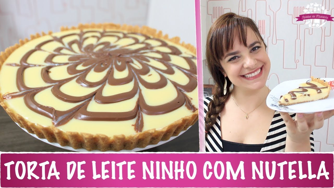 TORTA PERFEITA DE LEITE NINHO COM NUTELLA - #379 - Receitas da Mussinha