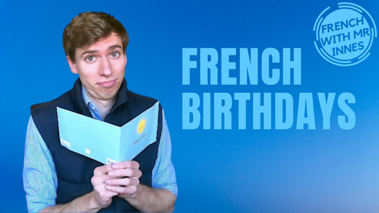 BIRTHDAYS // Learn French Basics Day 11 - for beginners and kids