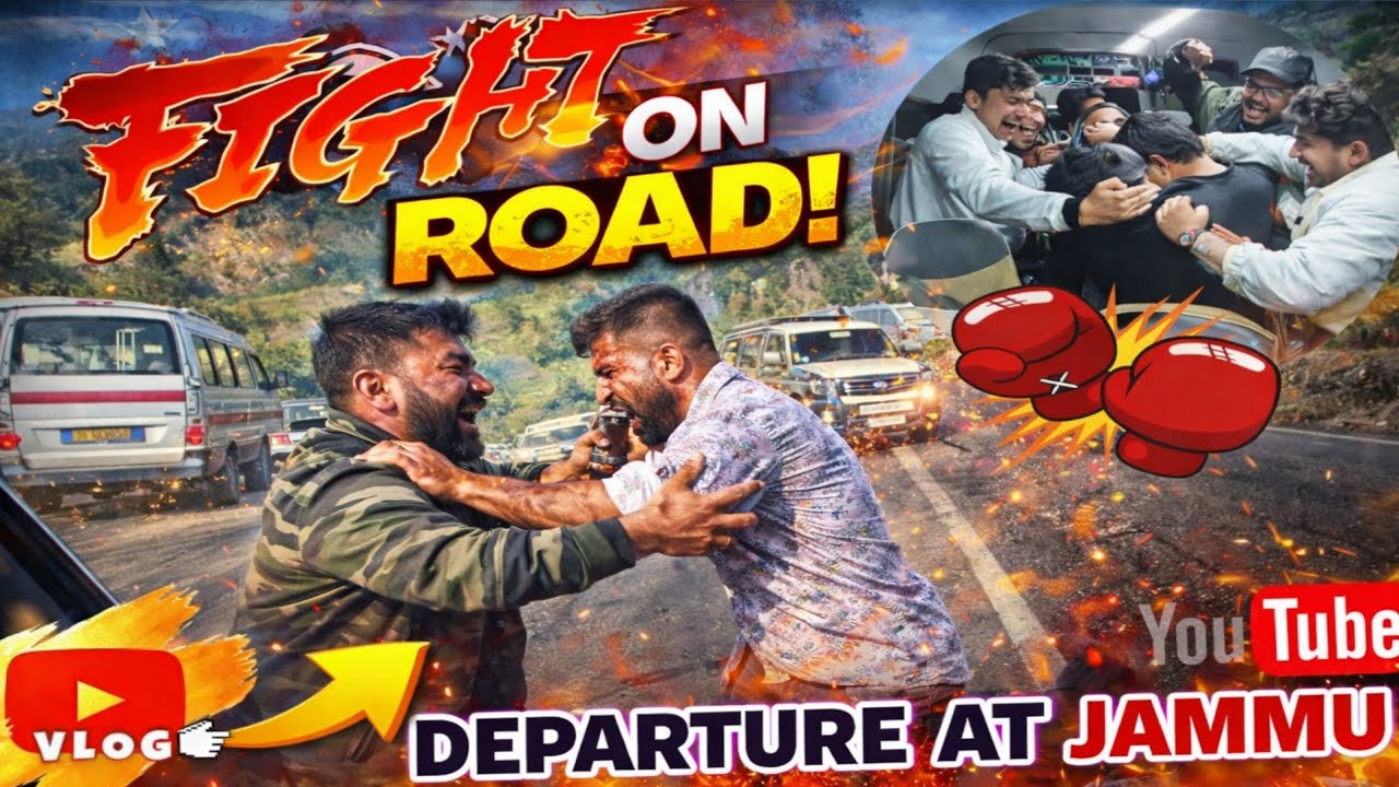 Unscripted Travel  🏕 // Guests Clash Before Leaving kashmir 🤬 // fight vlog // heavy fog 😶‍🌫️ 