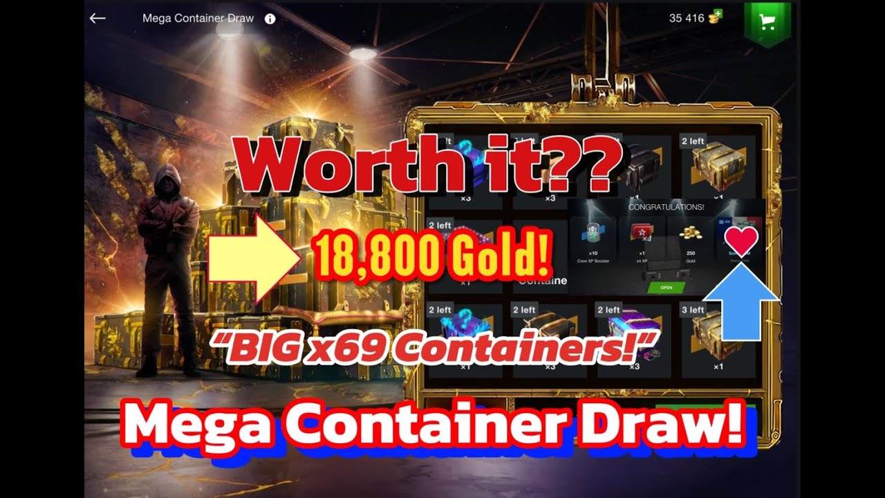 Wot Blitz Mega Draw & Crate Opening x69 Container Opening WORTH IT? in 4K! wotb WoT Blitz