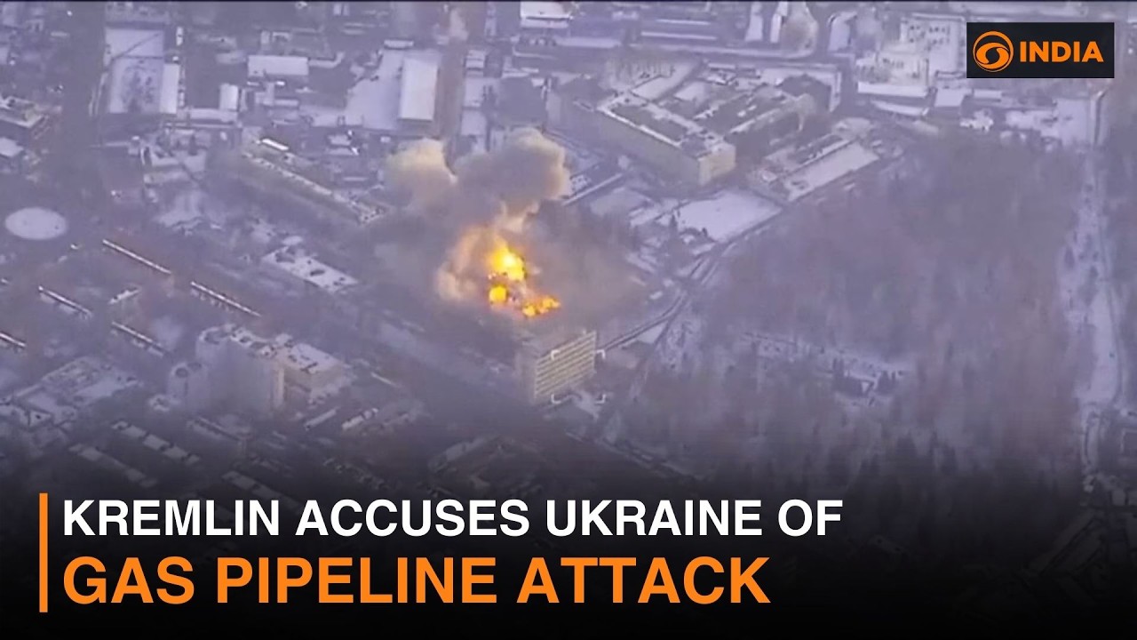 Кремль обвиняет Украину в нападении на газопровод | DD India