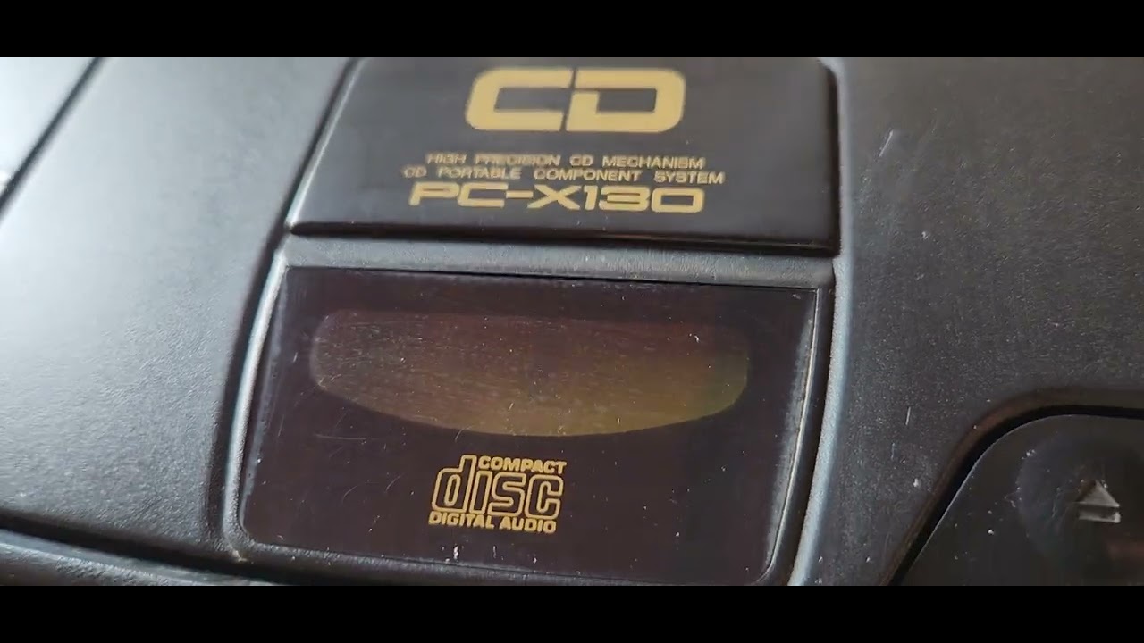 JVC CD Portable System PC X130 video