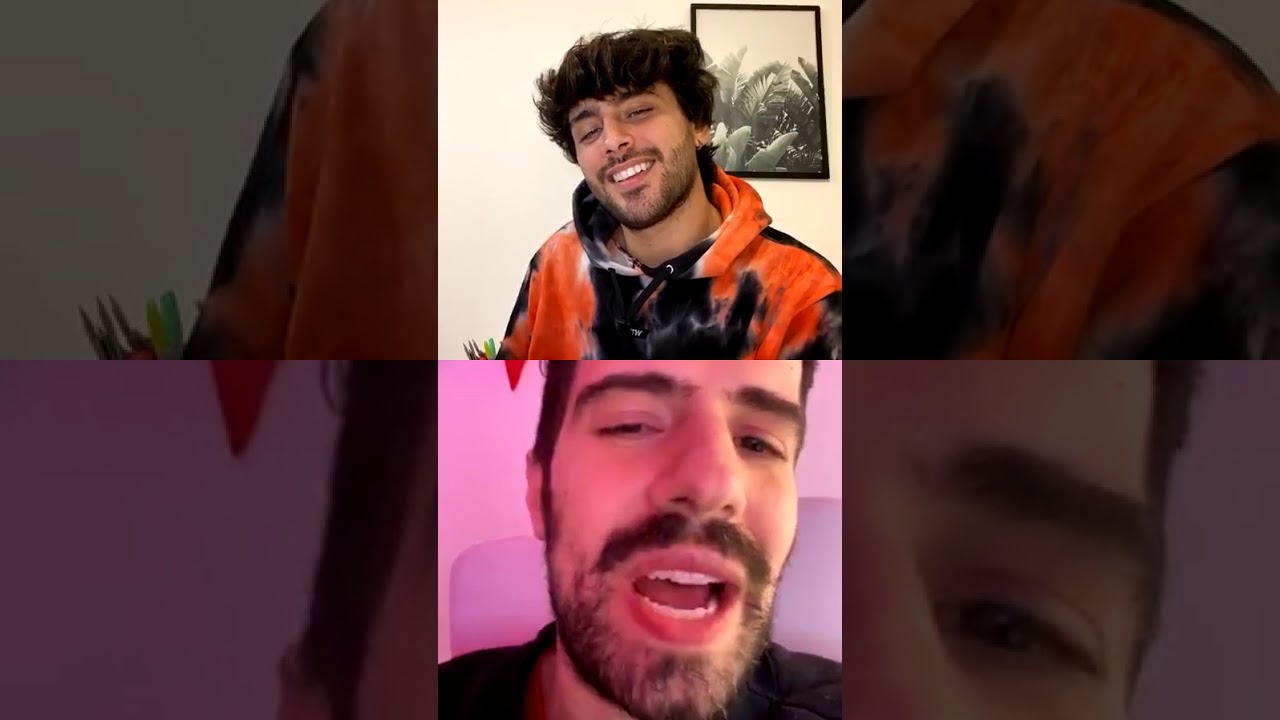 Lizardo Ponce con Martin Cirio, Sofi Morandi y Santi Maratea | Instagram Live 27/04/2020