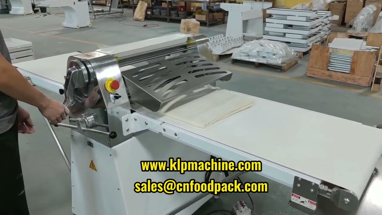 stainless Steel Bakery Dough Sheeter Pastry Machine Dough Roller for Croissant bread