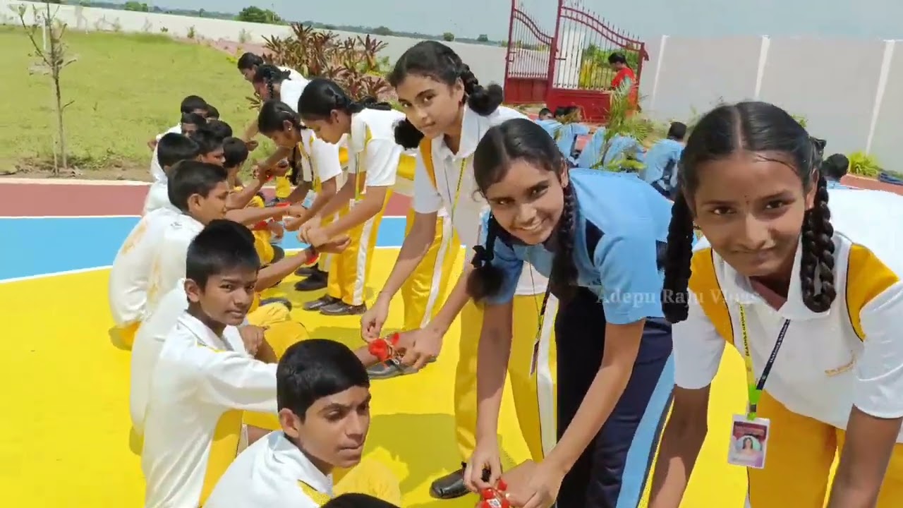 🥳 Raksha bandhan Festival celebrations in Ekashila techno school..pembarthi 🥳