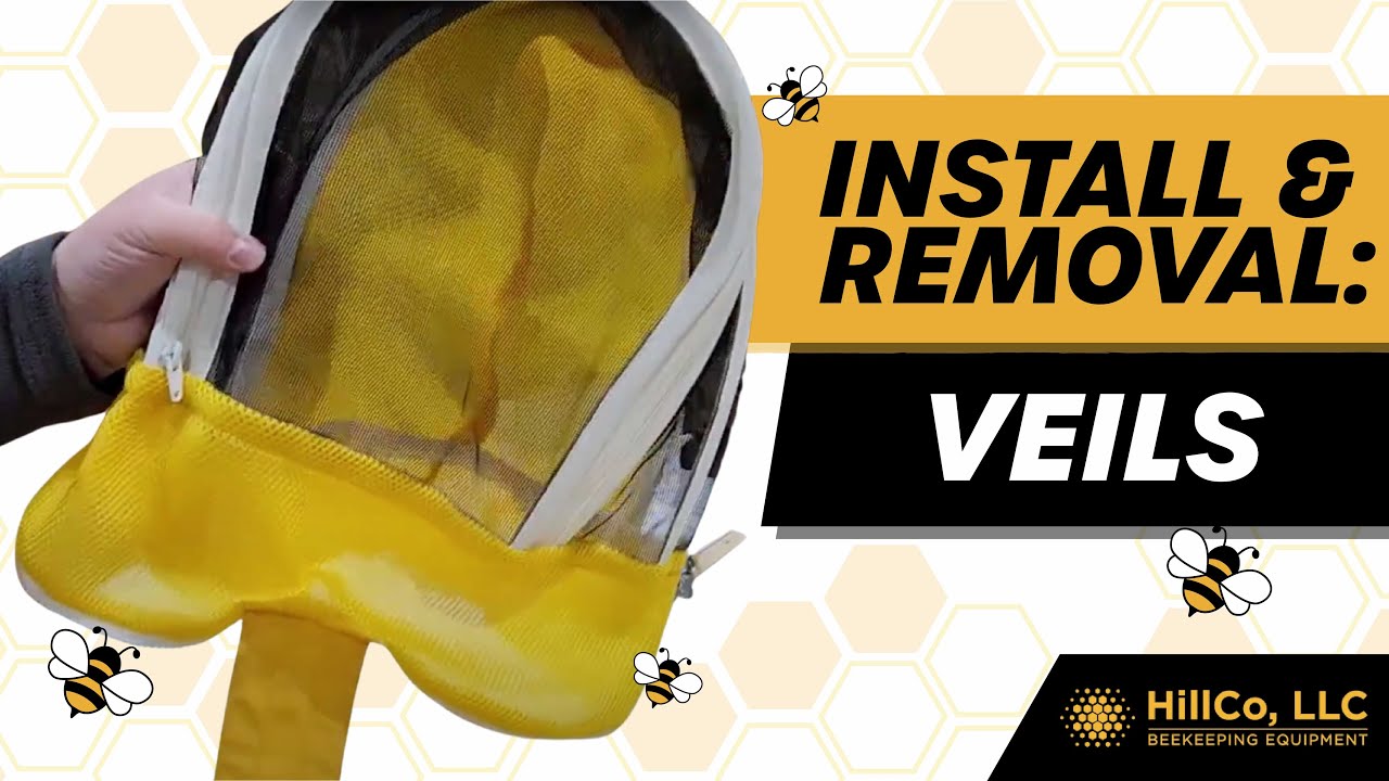 How to Install or Remove FeatherLite Bee Suit Veils | HillCo, LLC
