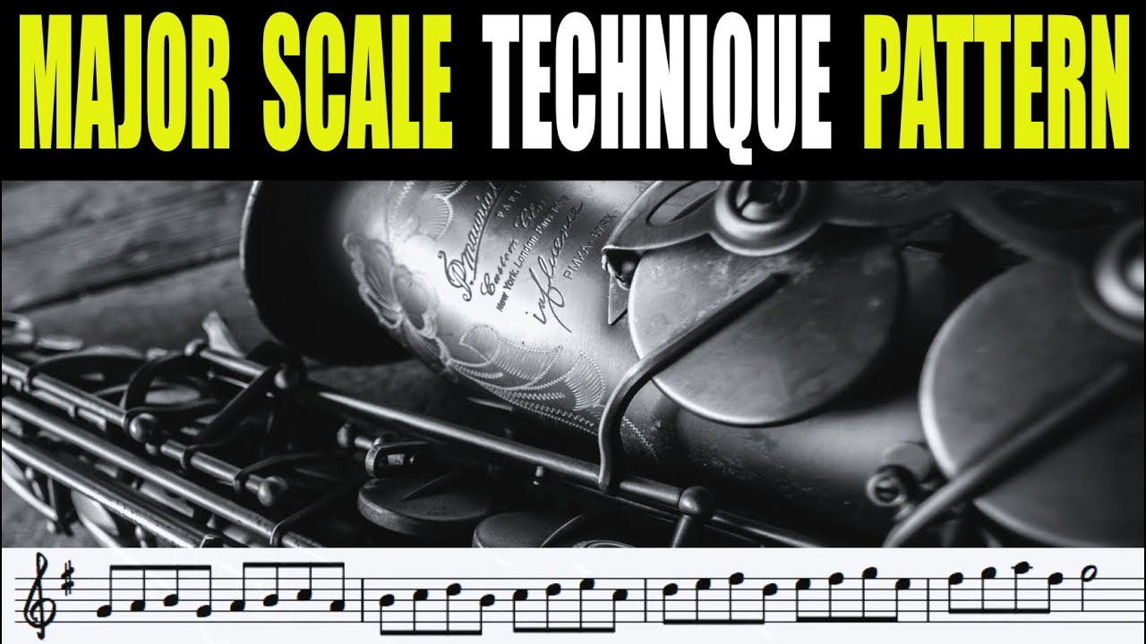 MAJOR SCALE TECHNIQUE PATTERN - CHOP SHOP (1231)