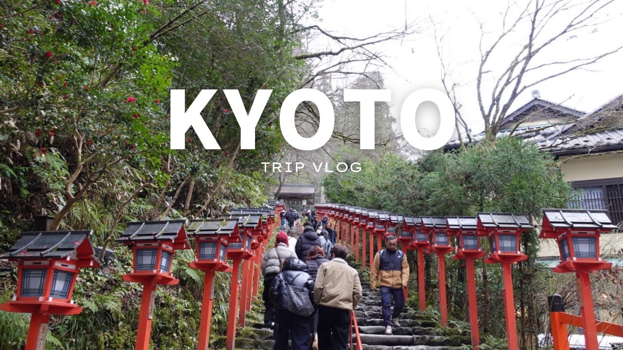 〔 vlog 〕 1泊2日の京都旅 ⛩️ 貴船神社,嵐山,平安神宮,カフェ,御朱印