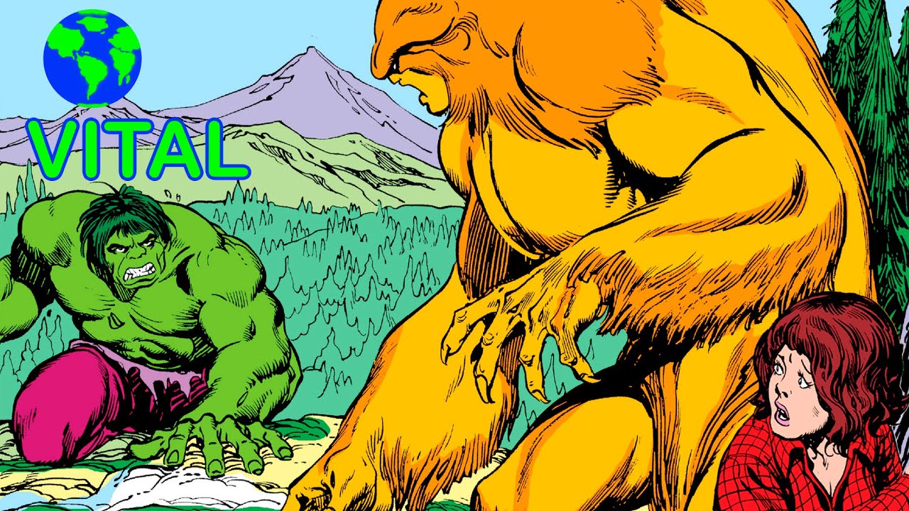 🌎 Hulk vs Sasquatch - História Completa da HQ que mostra uma luta dos gigantes na região do Canadá
