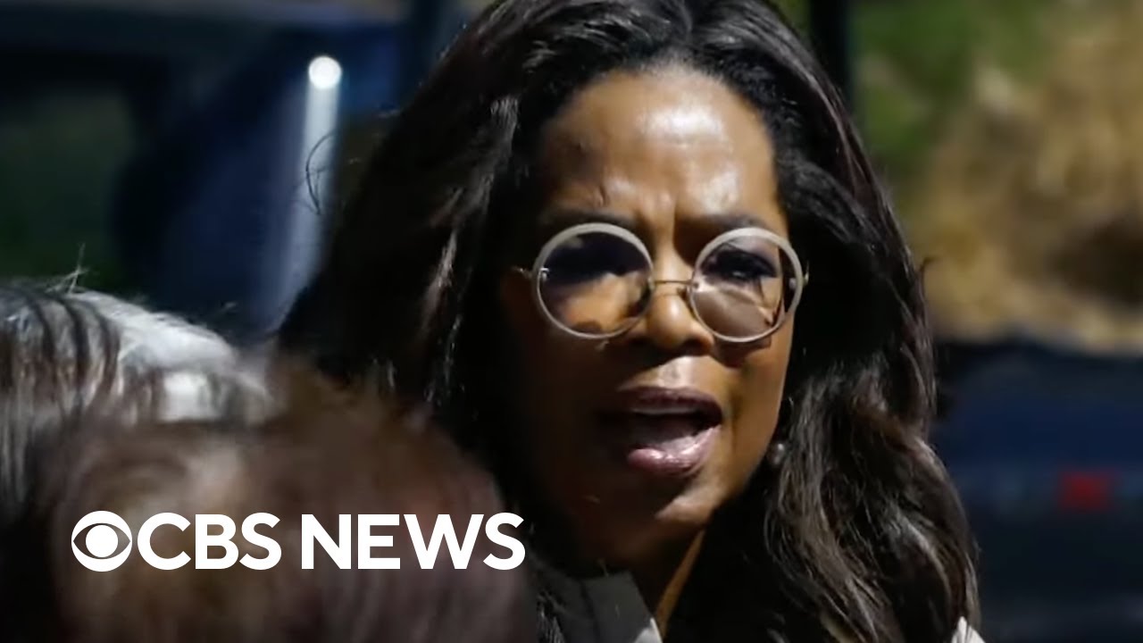 Oprah Winfrey speaks with Maui wildfires survivors, volunteers
