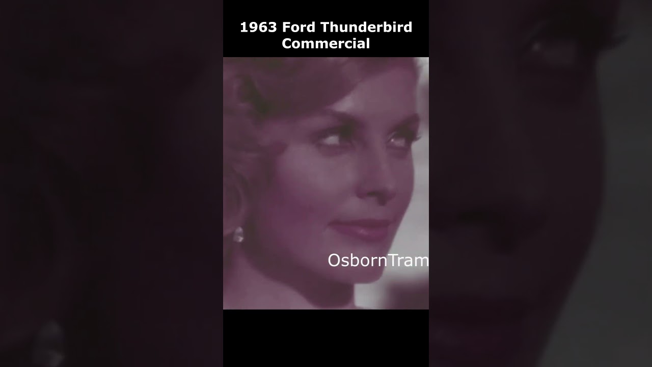 1963 Ford Thunderbird Commercial #tbird #ford #commercial #werbung #advert #promo #publicit&eacute; #pub