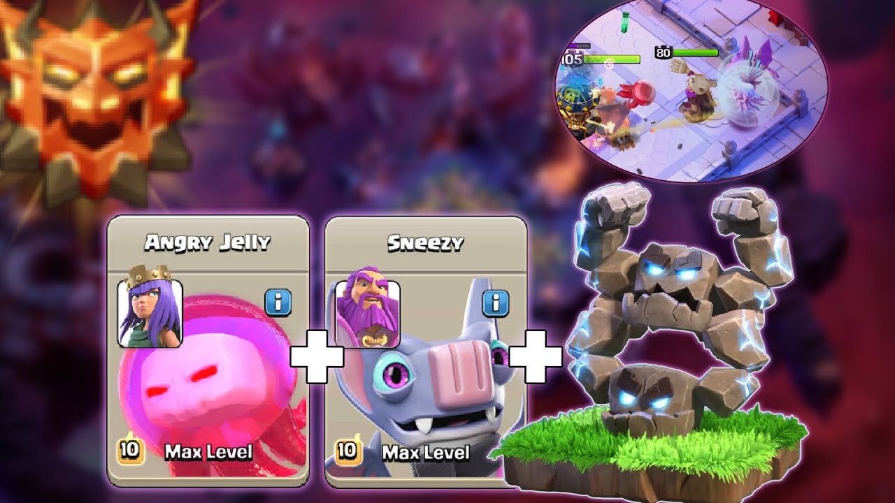 Queen Warden Walk Esports Style Meteor Golem Pro Legend League Attack Strategy | Clash of Clans