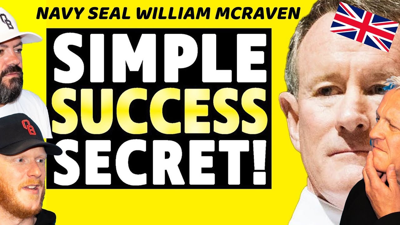 Navy Seal William McRaven - Make Your Bed REACTION!! | OFFICE BLOKES REACT!!