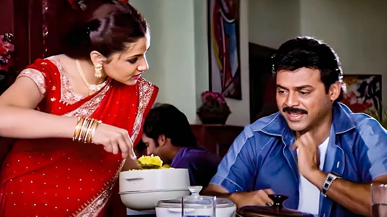 Venkatesh And Aarti Agarwal Blockbuster Ultimate Interesting Funny Comedy Scenes | iD Movie Mirchi