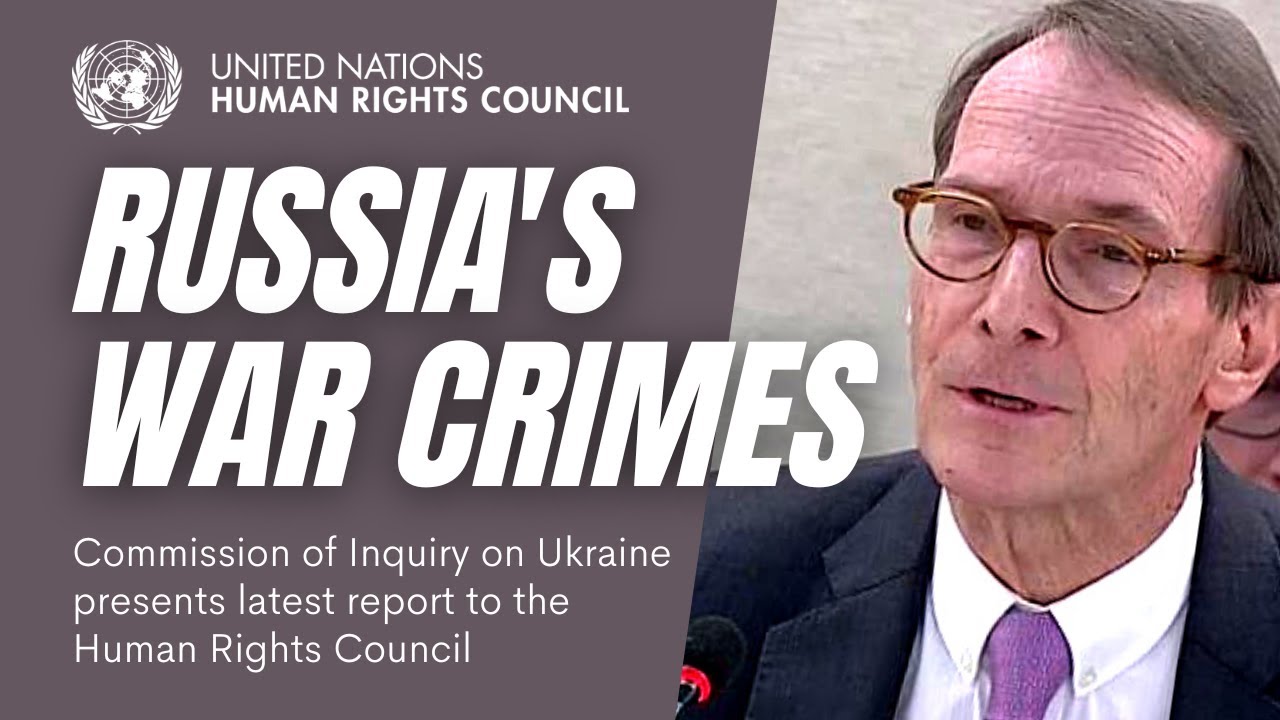 Commission of Inquiry on Ukraine Addresses the UN Human Rights Council