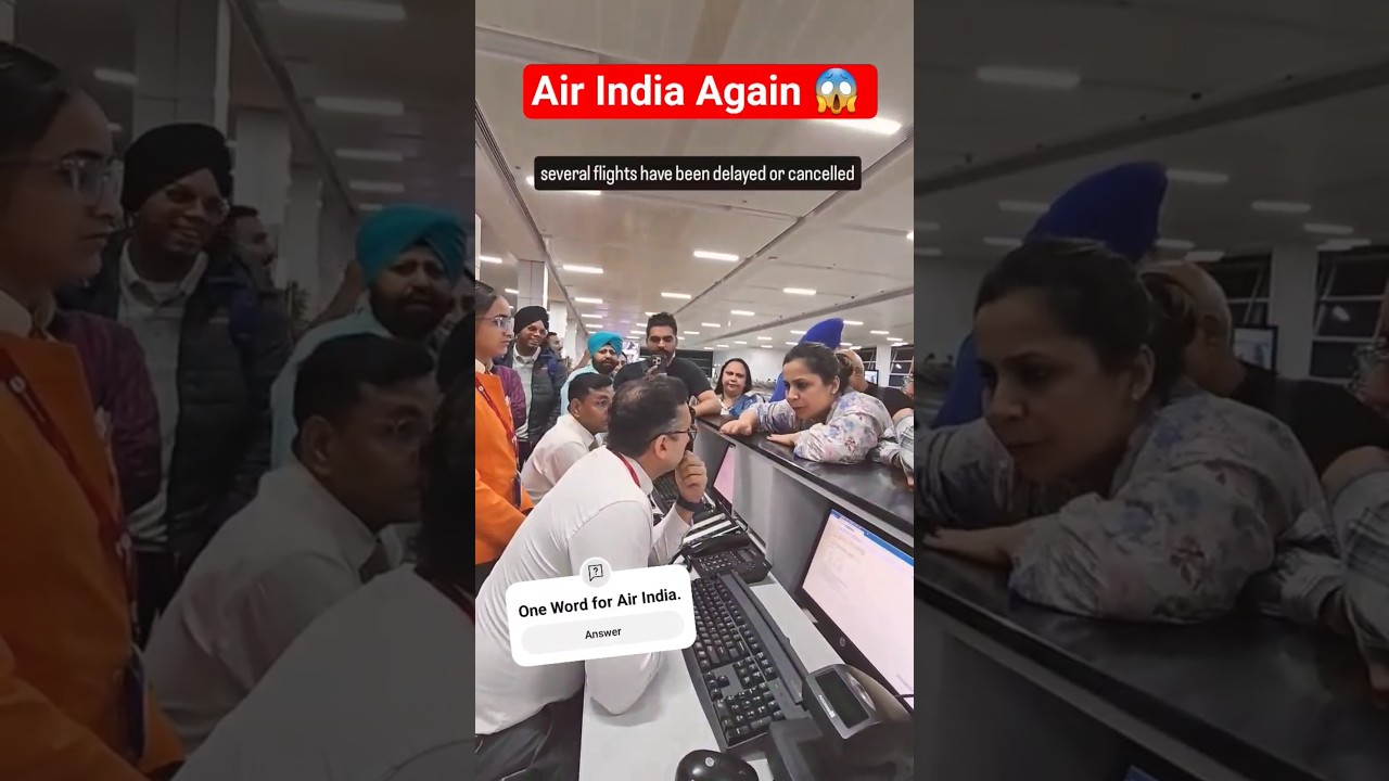 Air India Saveral Flight delay and cancelled at IGI Airport T-3 . 
