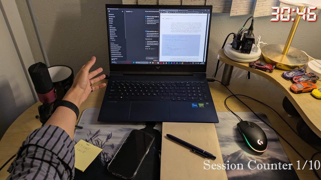 Study with me live pomodoro (50/10) | 10 hours | Rain sounds 🌧️ | CRAMMING FOR FINALS!