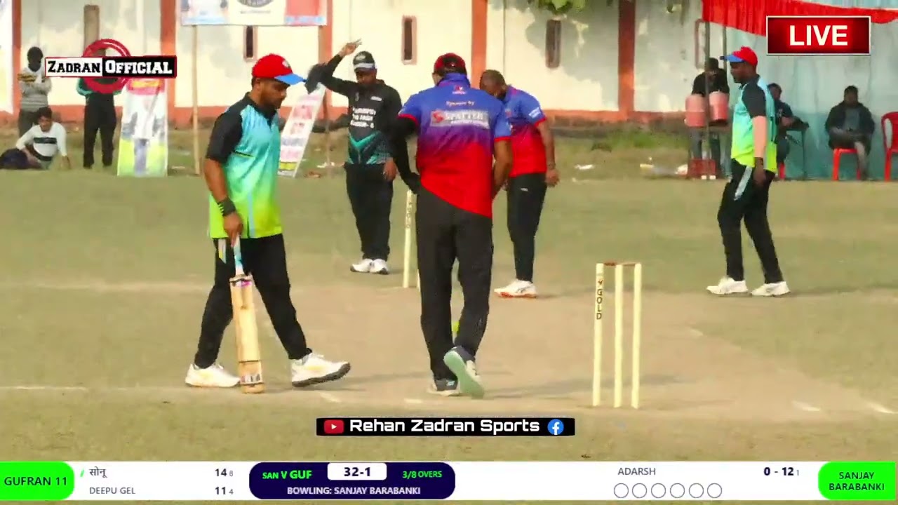 मेगा फाइनल -  गुफरान 11 🆚 संजय बाराबंकी -- Day 5- Balrampur Big Bash 2025 - Rehan Zadran Sports liv