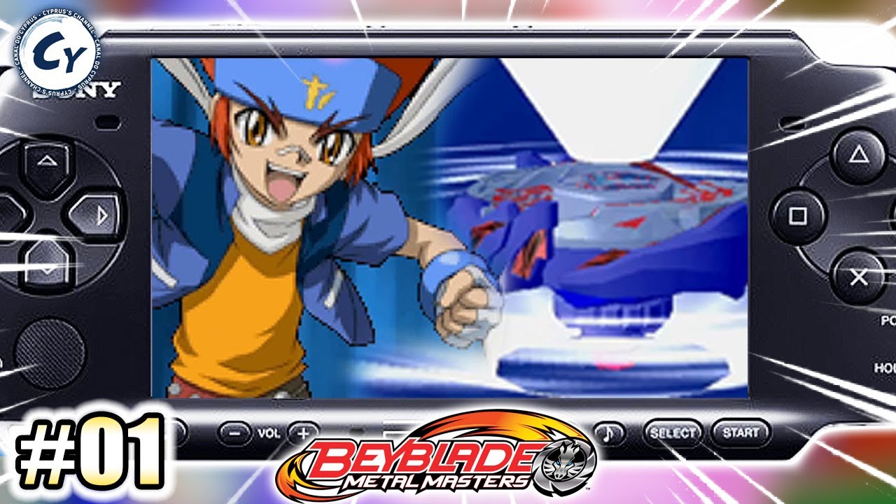 GALAXY PEGASUS ESMAGADOR! BEYBLADE METAL FIGHT PORTABLE PSP GAMEPLAY