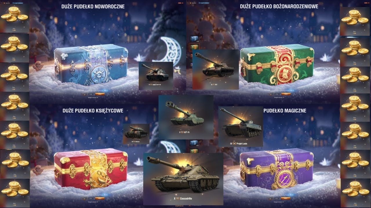 World Of Tanks - Operacje Świąteczne 2025 - Otwieramy Paczki