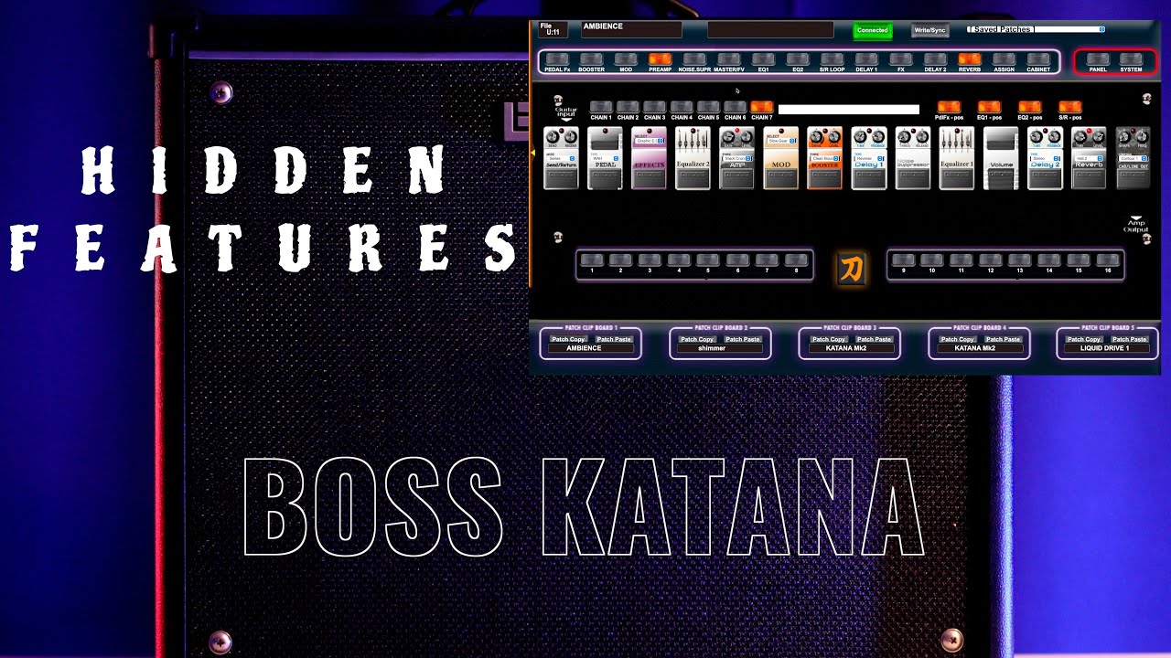 СКРЫТЫЕ ВОЗМОЖНОСТИ BOSS KATANA -  NEW APP Fx FloorBoard