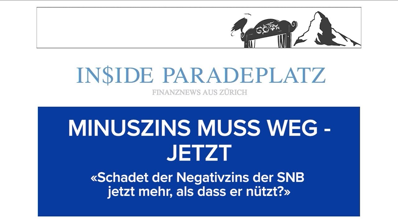 18.01.19 | INSIDE PARADEPLATZ MIT LUKAS H&Auml;SSIG | MINUSZINS MUSS WEG - JETZT