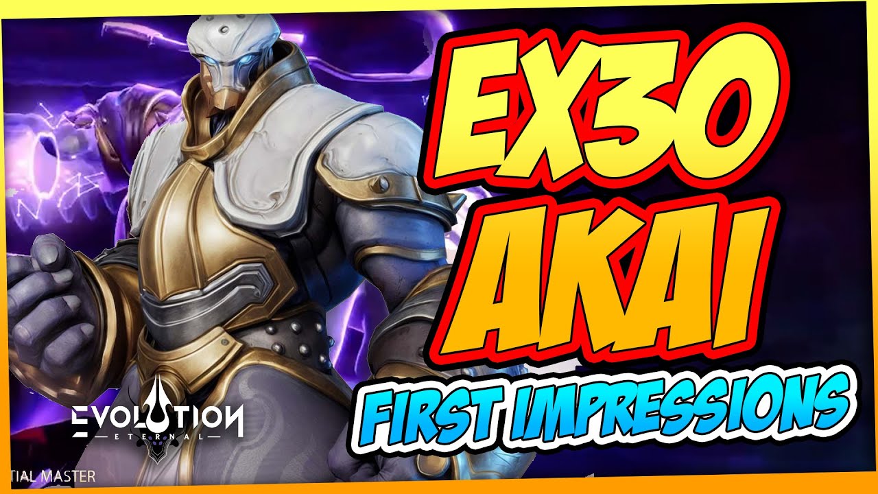 EX30 AKAI FIRST LOOK! 🚀 Is He a BROKEN ENERGY HERO in Eternal Evolution?!