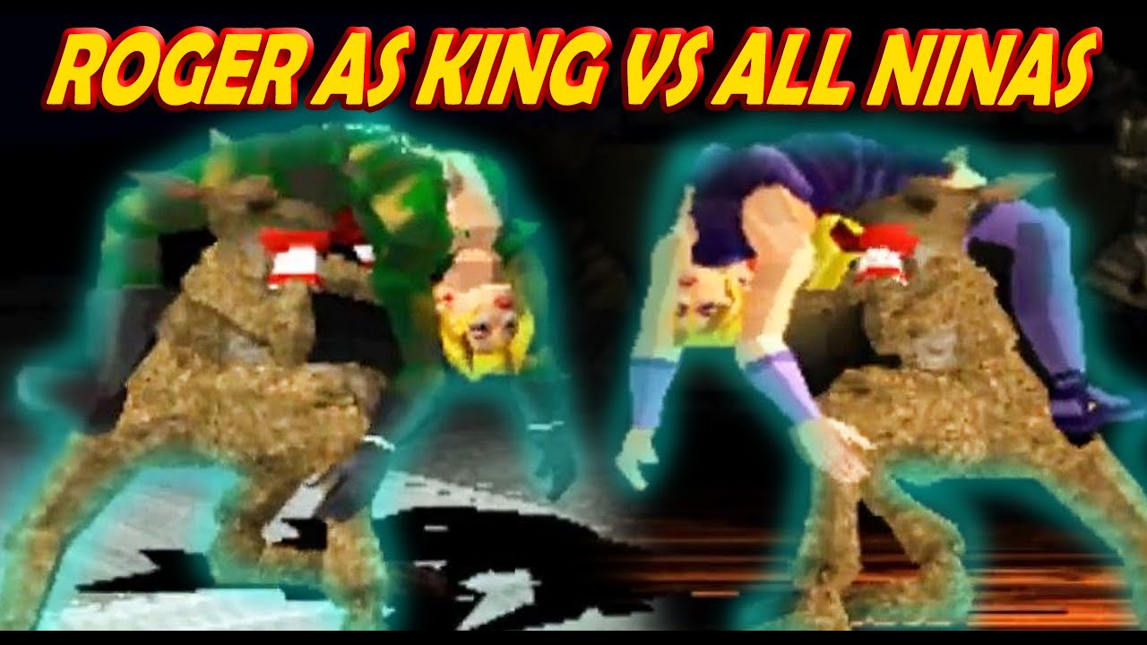 [TAS] Roger As King Vs All Ninas - Tekken 2 (Requested)