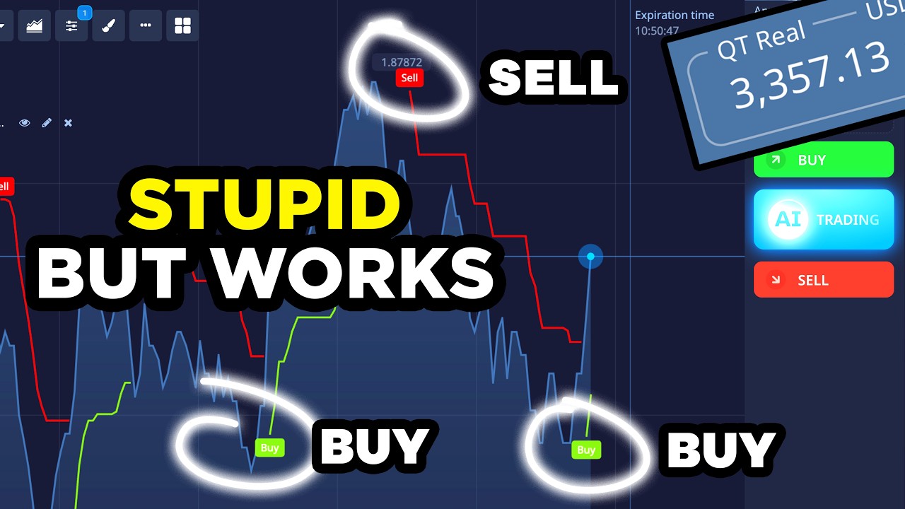 I Tried a Stupid Line Chart Trick in Pocket Option... Then This Happened